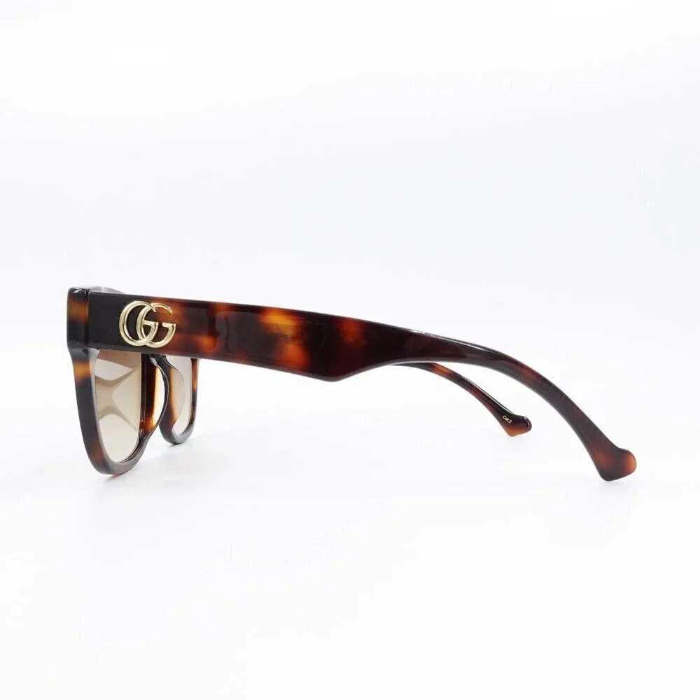 Gucci GG0998 Square Sunglasses Brown OS